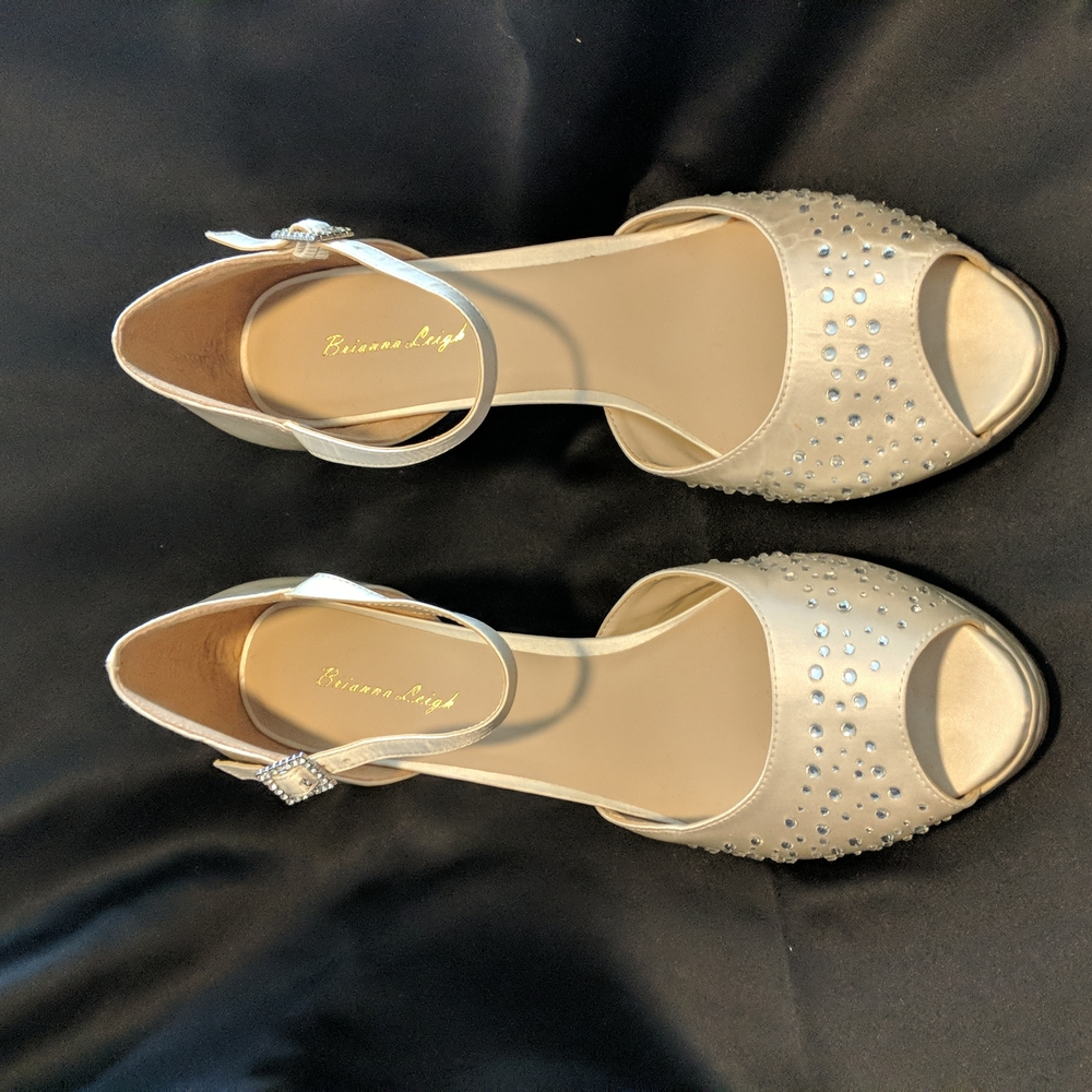 Brianna Leigh Ignite Ivory Silk size 10B
